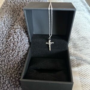 Sterling Cross  necklace